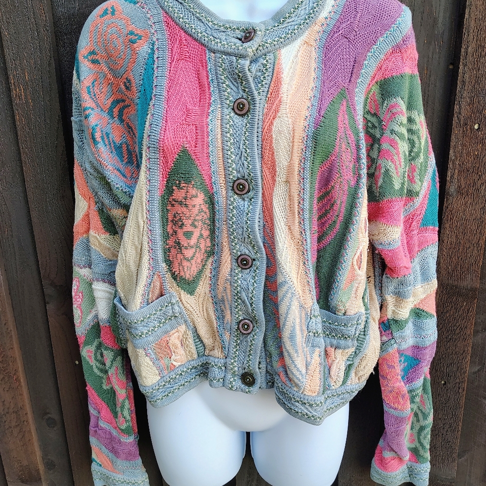 RARE Vintage Coogi Cuggi Excellent condition multi color women's M
